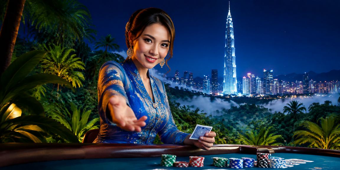 Pemain poker di Kuala Lumpur menikmati permainan kasino dalam suasana tradisional